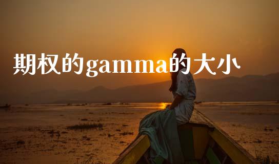 期权的gamma的大小_https://wap.lcpcjs.com_全球经济_第1张