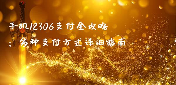 手机12306支付全攻略：多种支付方式详细指南_https://wap.lcpcjs.com_外汇市场_第1张