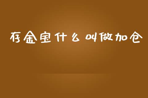 存金宝什么叫做加仓_https://wap.lcpcjs.com_美股行情_第1张