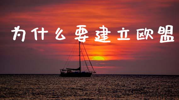 为什么要建立欧盟_https://wap.lcpcjs.com_外汇市场_第1张