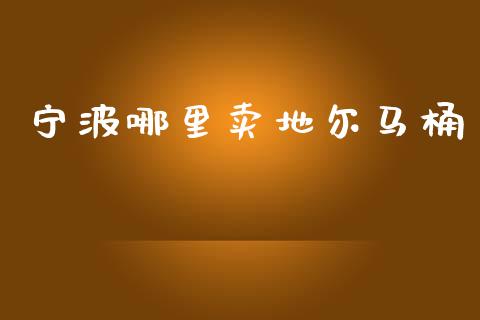 宁波哪里卖地尔马桶_https://wap.lcpcjs.com_股港行情_第1张