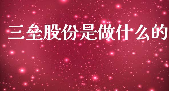 三垒股份是做什么的_https://wap.lcpcjs.com_全球经济_第1张