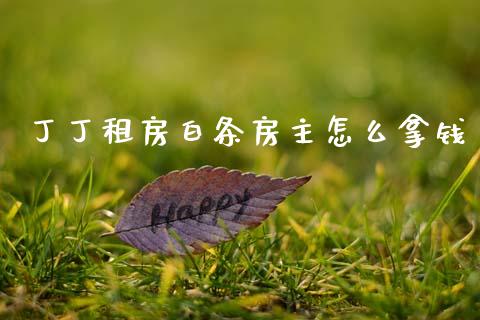 丁丁租房白条房主怎么拿钱_https://wap.lcpcjs.com_全球经济_第1张