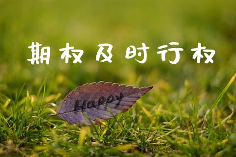 期权及时行权_https://wap.lcpcjs.com_外汇市场_第1张