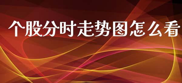 个股分时走势图怎么看_https://wap.lcpcjs.com_美股行情_第1张