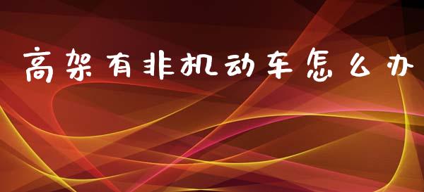 高架有非机动车怎么办_https://wap.lcpcjs.com_美股行情_第1张