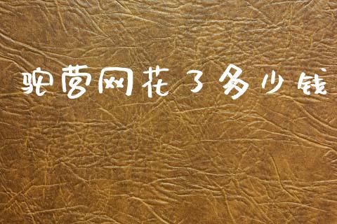 驼营网花了多少钱_https://wap.lcpcjs.com_股港行情_第1张