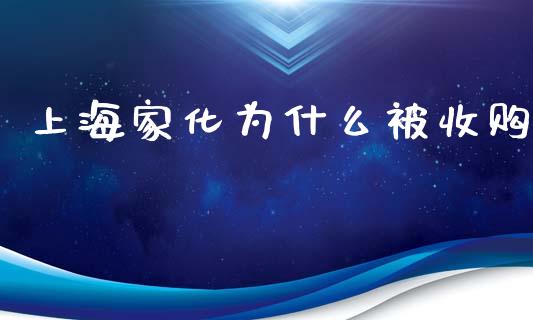 上海家化为什么被收购_https://wap.lcpcjs.com_股港行情_第1张