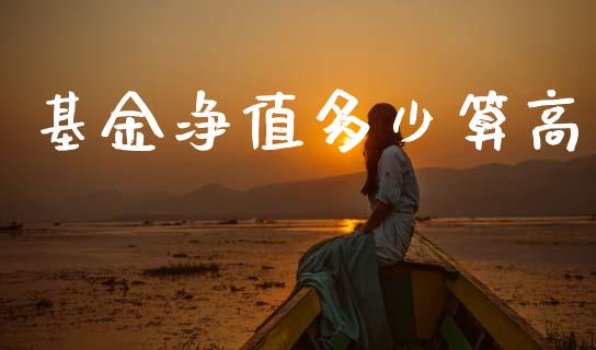 基金净值多少算高_https://wap.lcpcjs.com_全球经济_第1张