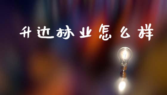 升达林业怎么样_https://wap.lcpcjs.com_美股行情_第1张