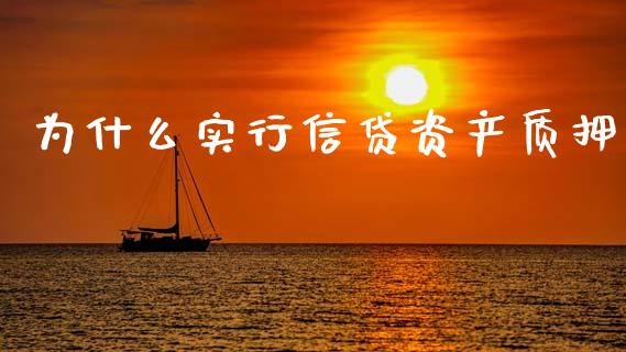 为什么实行信贷资产质押_https://wap.lcpcjs.com_美股行情_第1张