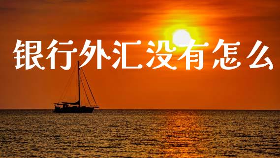 银行外汇没有怎么_https://wap.lcpcjs.com_外汇市场_第1张