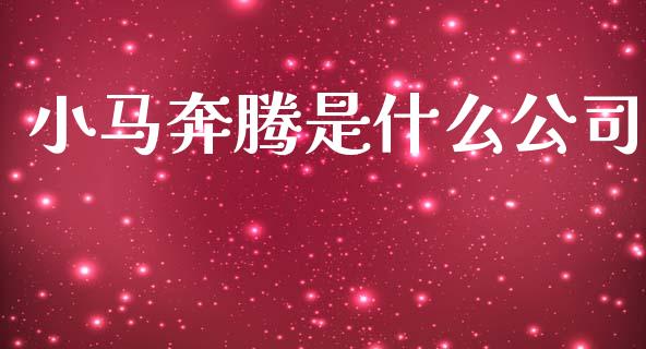 小马奔腾是什么公司_https://wap.lcpcjs.com_美股行情_第1张