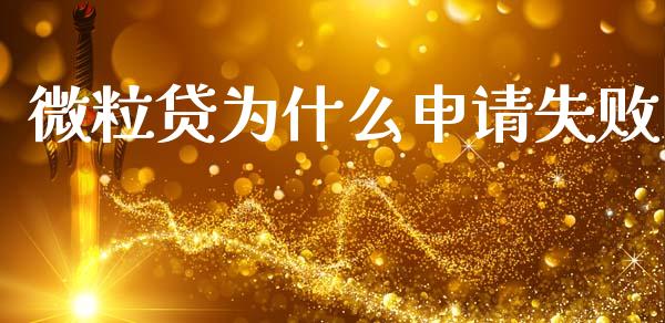 微粒贷为什么申请失败_https://wap.lcpcjs.com_美股行情_第1张