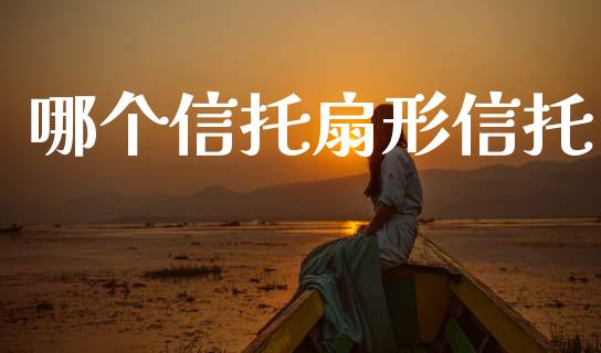 哪个信托扇形信托_https://wap.lcpcjs.com_美股行情_第1张