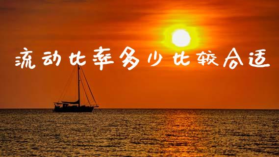 流动比率多少比较合适_https://wap.lcpcjs.com_美股行情_第1张
