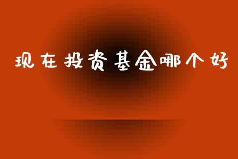 现在投资基金哪个好_https://wap.lcpcjs.com_股港行情_第1张