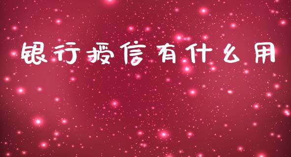 银行授信有什么用_https://wap.lcpcjs.com_全球经济_第1张