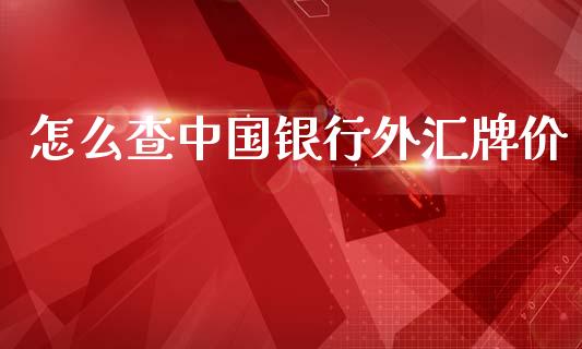 怎么查中国银行外汇牌价_https://wap.lcpcjs.com_外汇市场_第1张