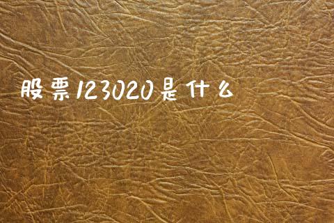 股票123020是什么_https://wap.lcpcjs.com_股港行情_第1张