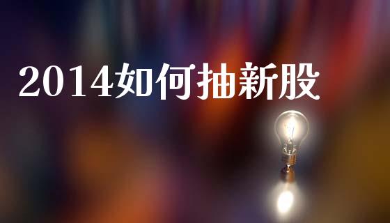 2014如何抽新股_https://wap.lcpcjs.com_全球经济_第1张