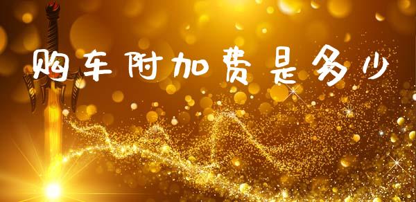 购车附加费是多少_https://wap.lcpcjs.com_外汇市场_第1张