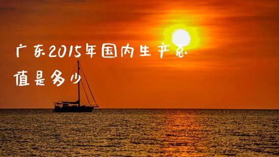 广东2015年国内生产总值是多少_https://wap.lcpcjs.com_全球经济_第1张