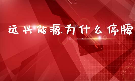 远兴能源为什么停牌_https://wap.lcpcjs.com_美股行情_第1张