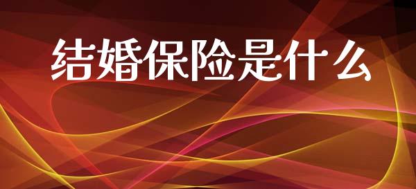结婚保险是什么_https://wap.lcpcjs.com_外汇市场_第1张