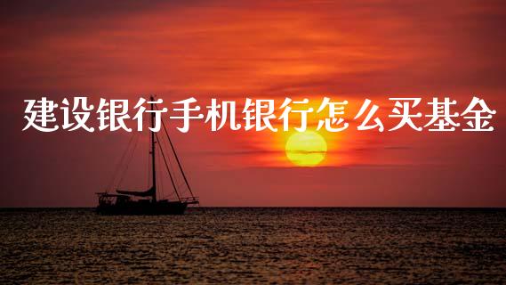 建设银行手机银行怎么买基金_https://wap.lcpcjs.com_全球经济_第1张