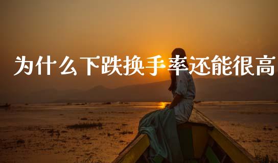为什么下跌换手率还能很高_https://wap.lcpcjs.com_外汇市场_第1张