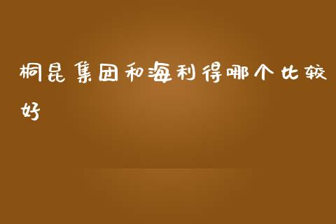 桐昆集团和海利得哪个比较好_https://wap.lcpcjs.com_美股行情_第1张