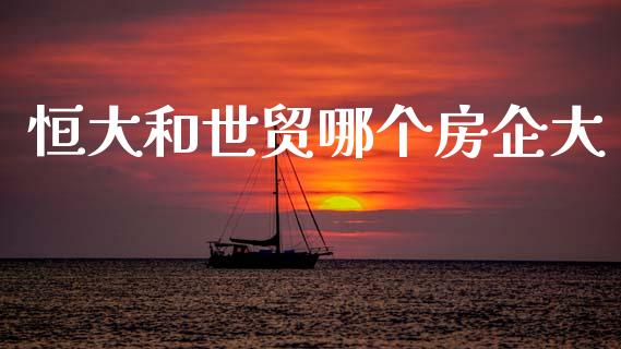 恒大和世贸哪个房企大_https://wap.lcpcjs.com_外汇市场_第1张