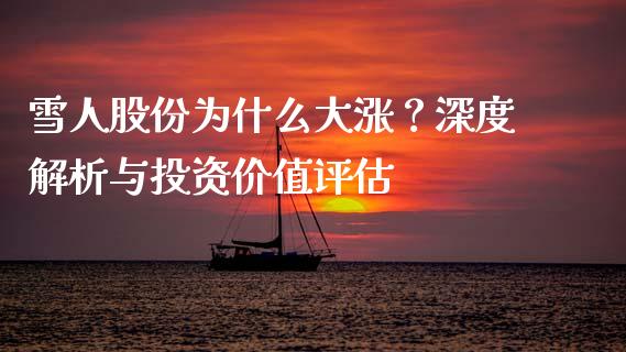 雪人股份为什么大涨？深度解析与投资价值评估_https://wap.lcpcjs.com_股港行情_第1张