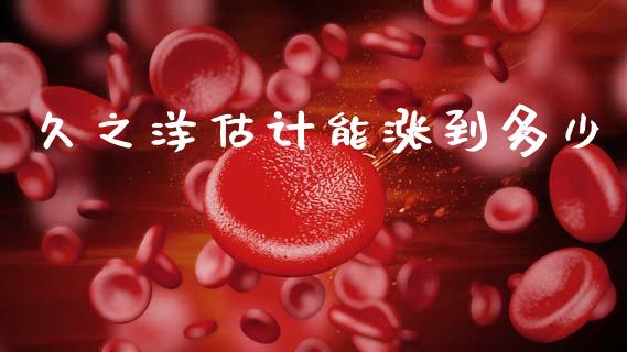 久之洋估计能涨到多少_https://wap.lcpcjs.com_外汇市场_第1张