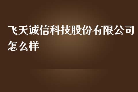 飞天诚信科技股份有限公司怎么样_https://wap.lcpcjs.com_股港行情_第1张