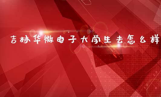 吉林华微电子大学生去怎么样_https://wap.lcpcjs.com_股港行情_第1张