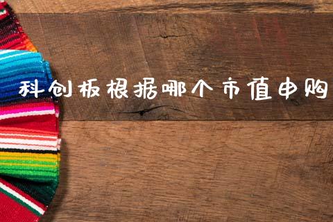 科创板根据哪个市值申购_https://wap.lcpcjs.com_全球经济_第1张