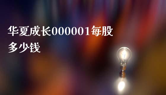 华夏成长000001每股多少钱_https://wap.lcpcjs.com_股港行情_第1张