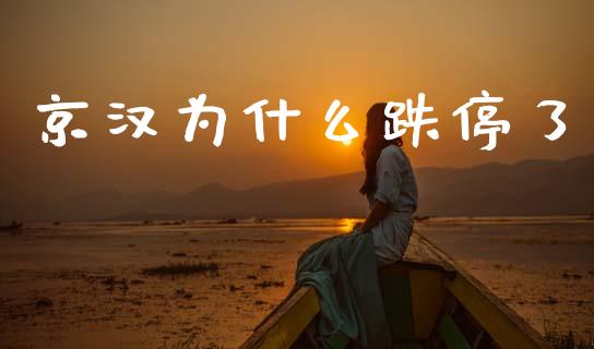 京汉为什么跌停了_https://wap.lcpcjs.com_全球经济_第1张