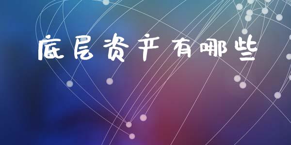 底层资产有哪些_https://wap.lcpcjs.com_全球经济_第1张