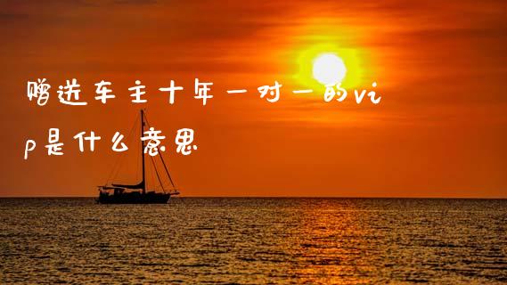 赠送车主十年一对一的vip是什么意思_https://wap.lcpcjs.com_股港行情_第1张