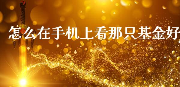 怎么在手机上看那只基金好_https://wap.lcpcjs.com_股港行情_第1张
