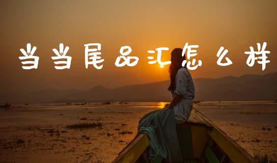 当当尾品汇怎么样_https://wap.lcpcjs.com_全球经济_第1张