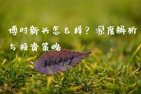 博时新兴怎么样？深度解析与投资策略_https://wap.lcpcjs.com_全球经济_第1张