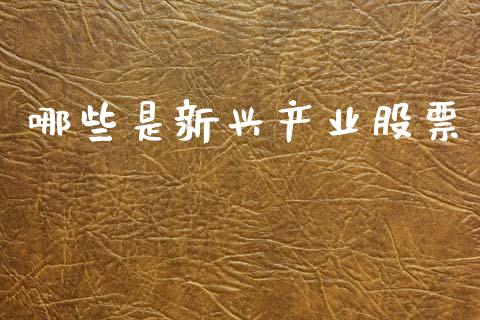 哪些是新兴产业股票_https://wap.lcpcjs.com_外汇市场_第1张