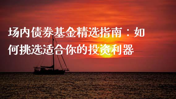 场内债券基金精选指南：如何挑选适合你的投资利器_https://wap.lcpcjs.com_外汇市场_第1张