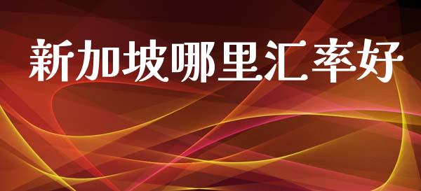 新加坡哪里汇率好_https://wap.lcpcjs.com_美股行情_第1张