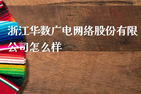 浙江华数广电网络股份有限公司怎么样_https://wap.lcpcjs.com_股港行情_第1张