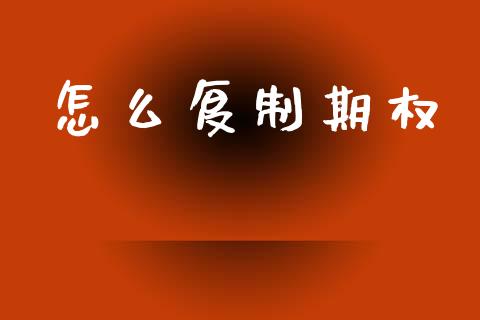 怎么复制期权_https://wap.lcpcjs.com_股港行情_第1张